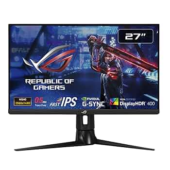 ASUS 270Hzゲーミングモニター ROG Strix XG27AQM ROG Strix XG27AQM | 27 to 31.5 Inches | Gaming Monitors｜ROG